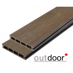 Террасная доска ДПК Outdoor 3D 150*25*4000 мм. HAVANA BROWN коричневая микс