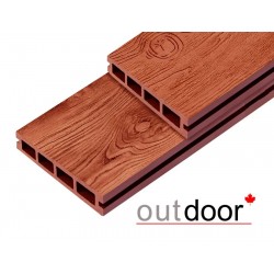 Террасная доска ДПК Outdoor 3D 150*25*4000 мм. NEVADA/CALIFORNIA красное дерево