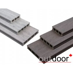 Террасная доска ДПК Outdoor разноширокая 3D STORM MIX Комплект