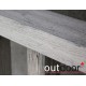 Ограждение из ДПК Outdoor "Классик" 1000*1500 мм. 3D STORM GREY