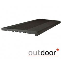 Ступень ДПК Outdoor 348*23*3000 мм полнотелая черная