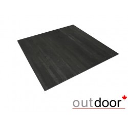 Плитка из керамогранита OUTDOOR, 600*600*10мм, черная cassero