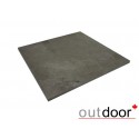 Плитка из керамогранита OUTDOOR, 600*600*20мм, темно-серая ales