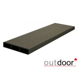 Доска заборная ДПК Outdoor 115*22*3000 мм. шлифованная черная