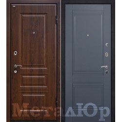 Дверь МеталЮр М9, Антрацит
