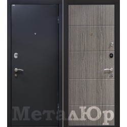 Дверь МеталЮр М24, графит